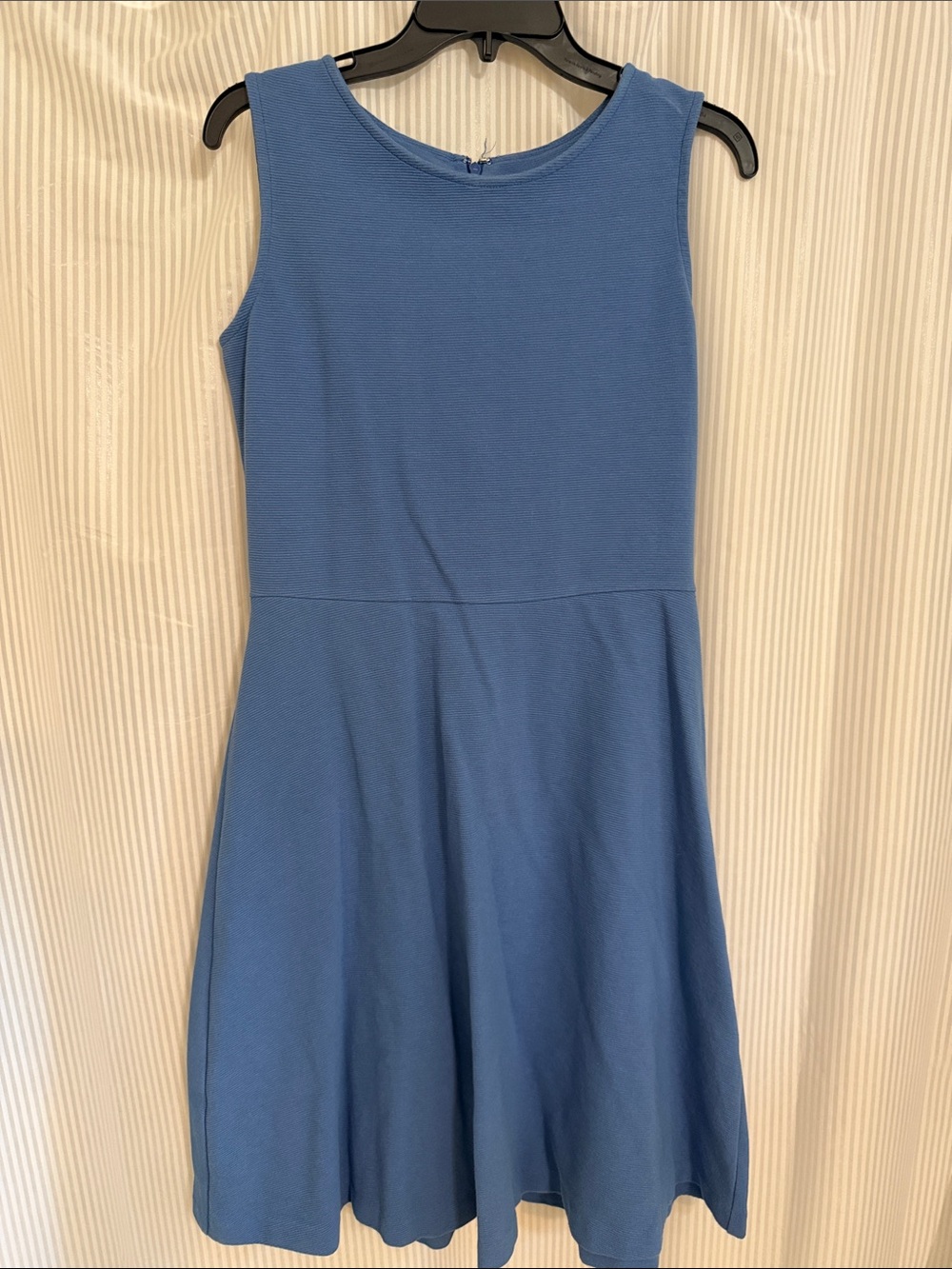 Talbots Sleeveless Mini Dress in Cornflower Blue